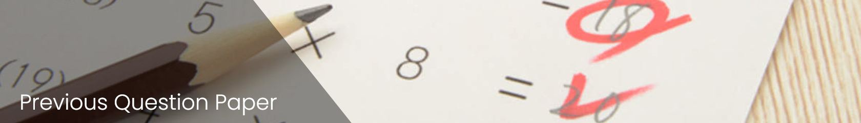 Previous Question Paper
